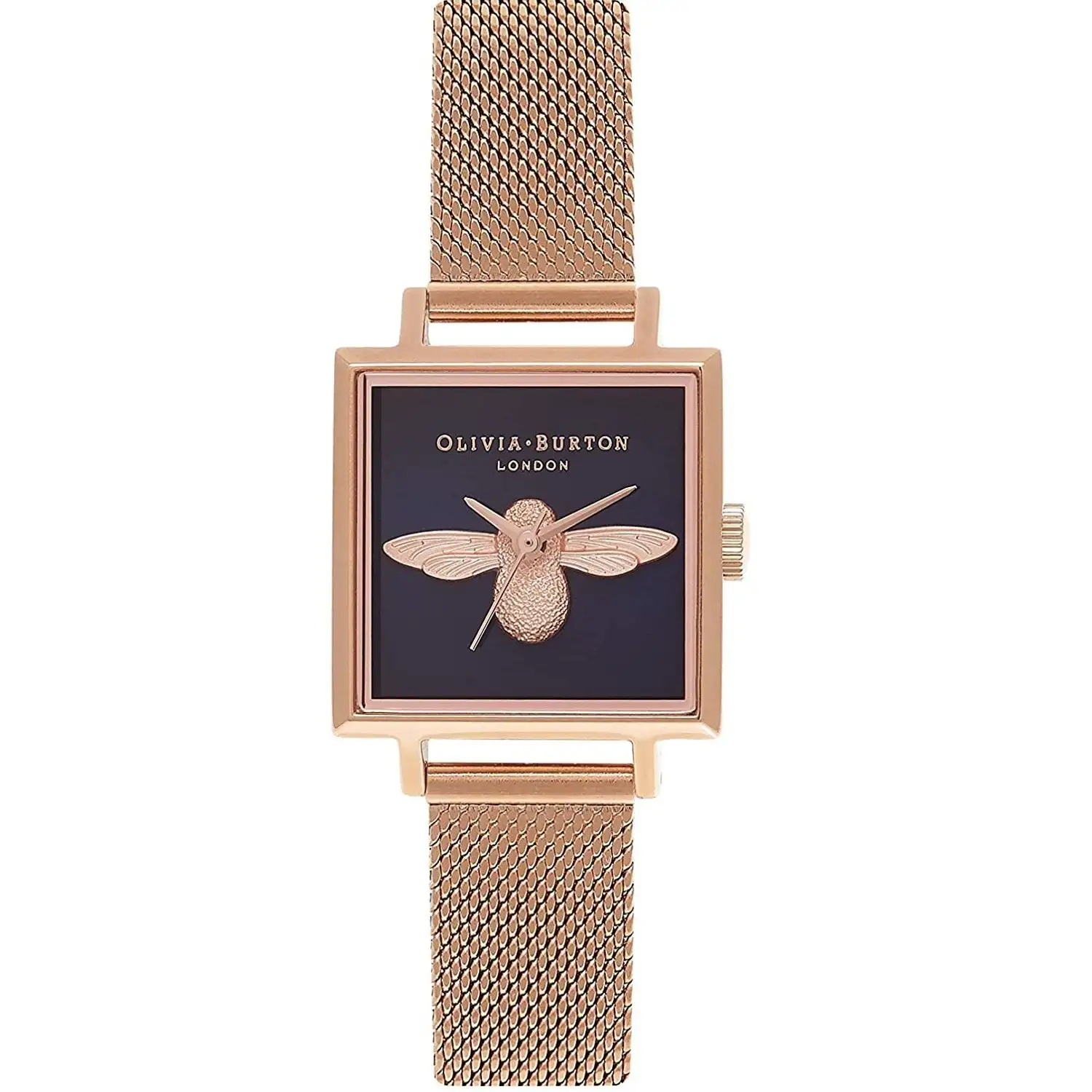 Olivia Burton 时尚蜜蜂玫瑰金女士手表