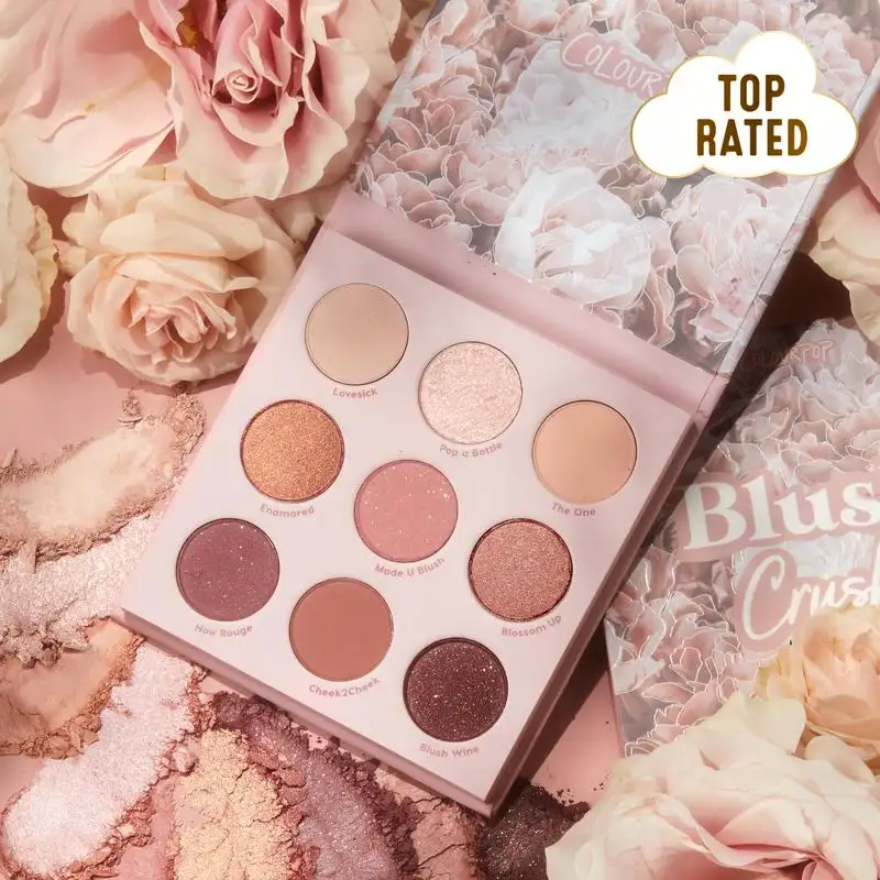 Colourpop 卡拉泡泡Blush Crush 樱花眼影盘