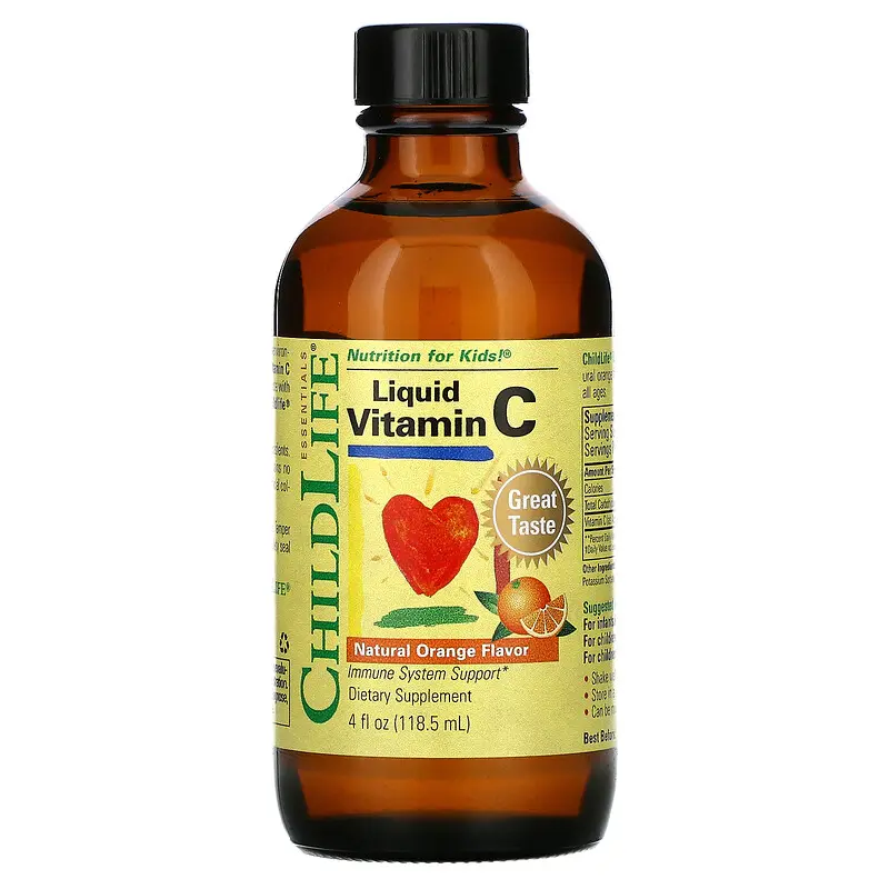 特价！ChildLife 童年时光 Essentials 液体维生素 C 天然橙味 118.5ml