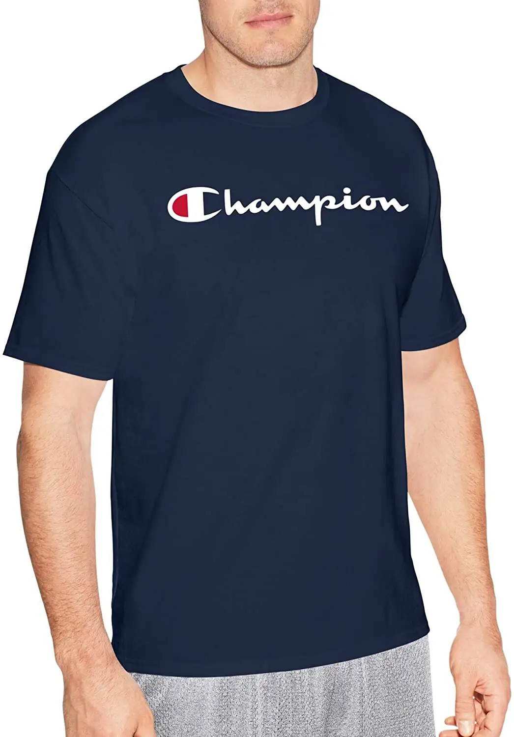 新客首单高返6%！Champion 经典图案球衣T恤 海军蓝M码