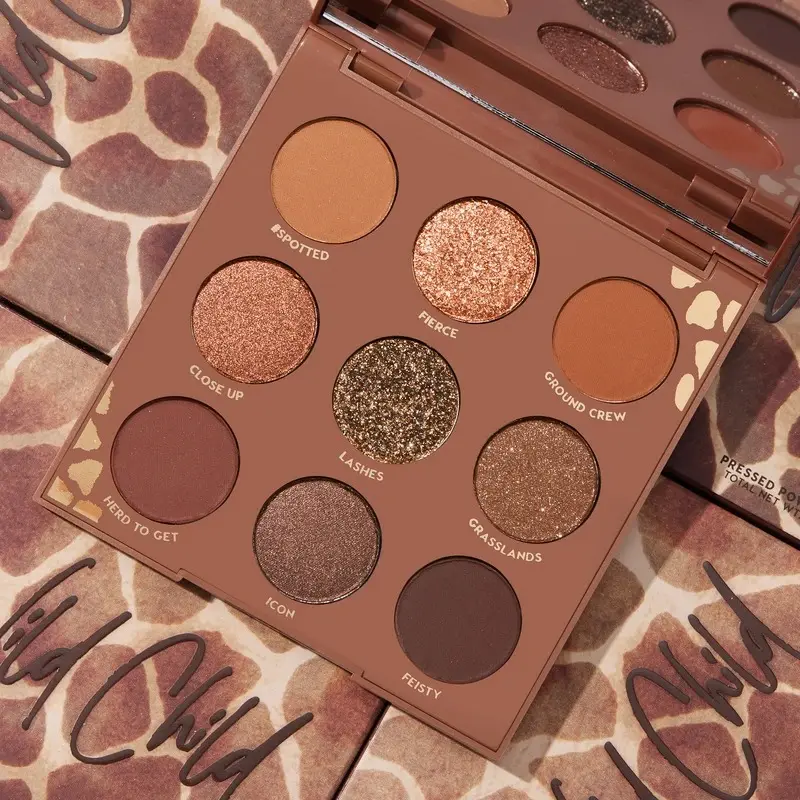 ColourPop：卡拉泡泡Wild Child 长颈鹿眼影盘