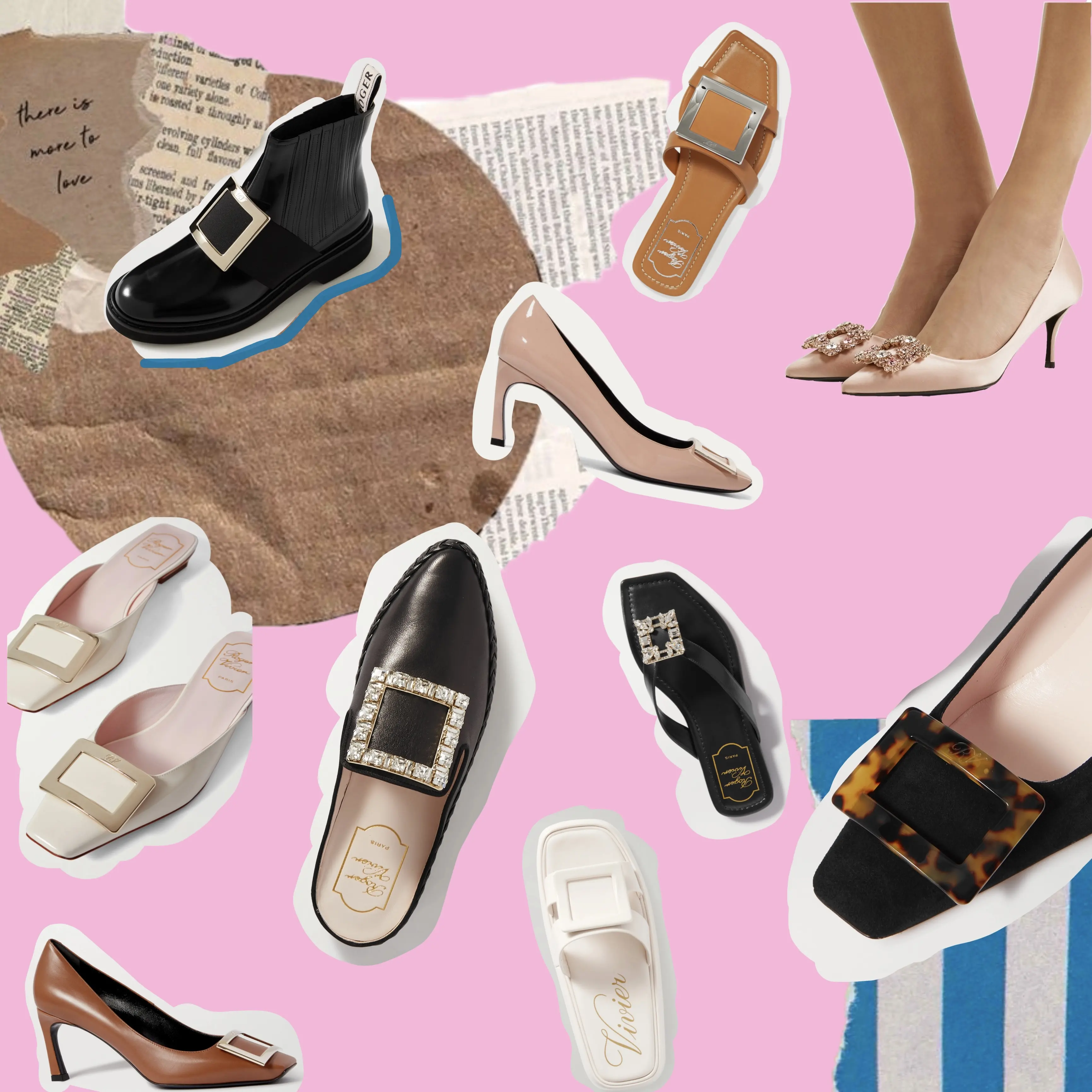NAP 英站：Roger Vivier 品牌专场 收方扣凉鞋