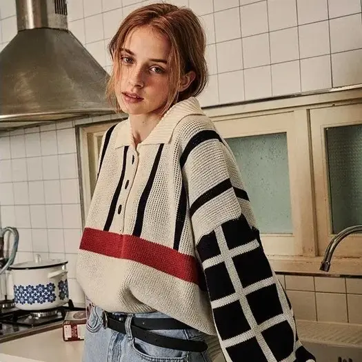 VITALSIGN Retro Checkerboard Knit