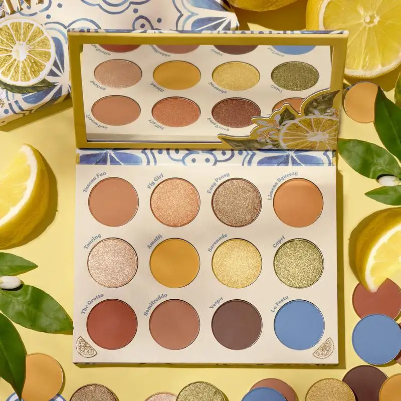 ColourPop 卡拉泡泡 新品 limoncello 柠檬盘
