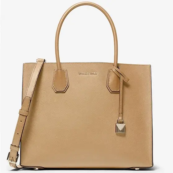 MICHAEL KORS Mercer Large Saffiano Leather Tote Bag