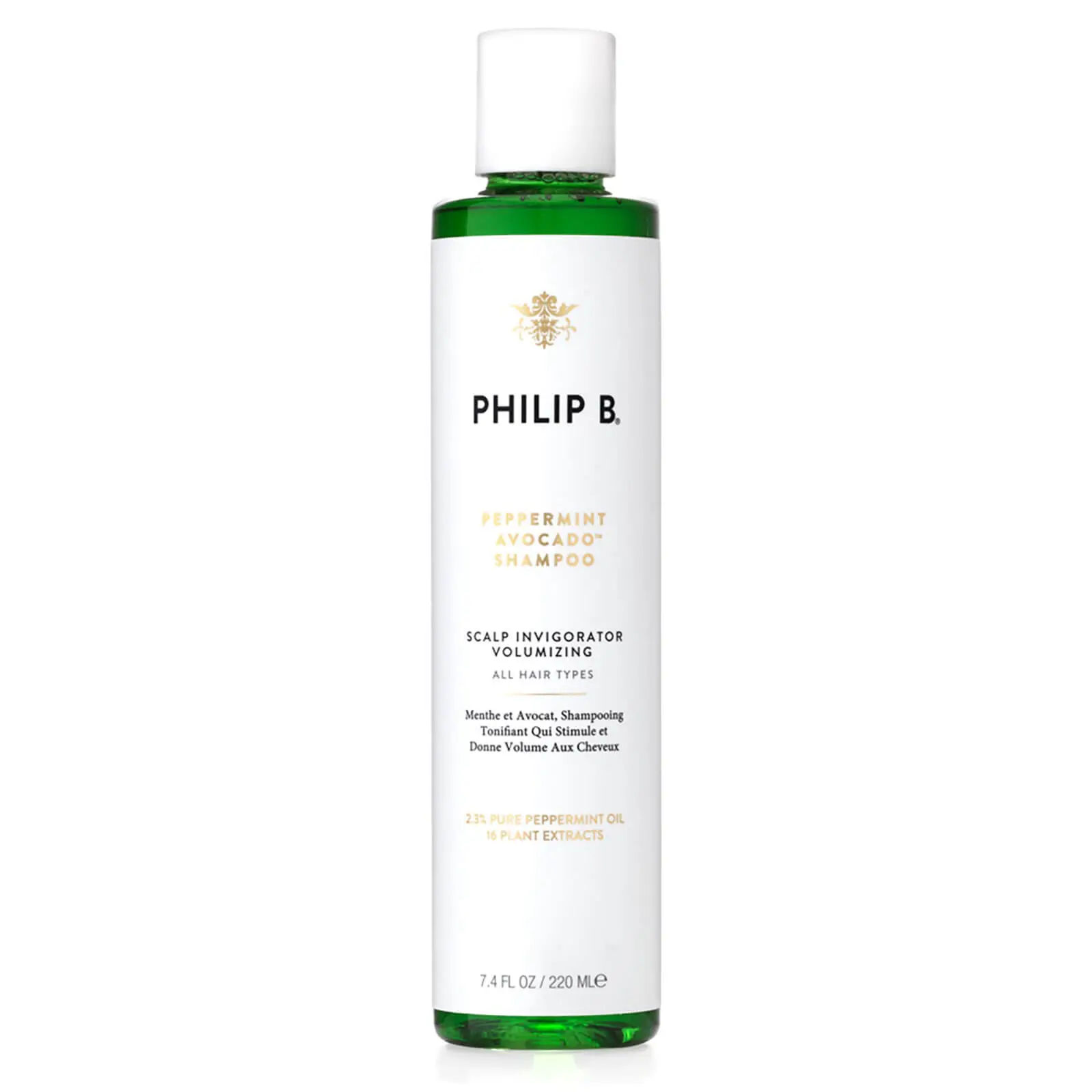 史低好价！Philip B 薄荷鳄梨丰盈洗发水 220ml