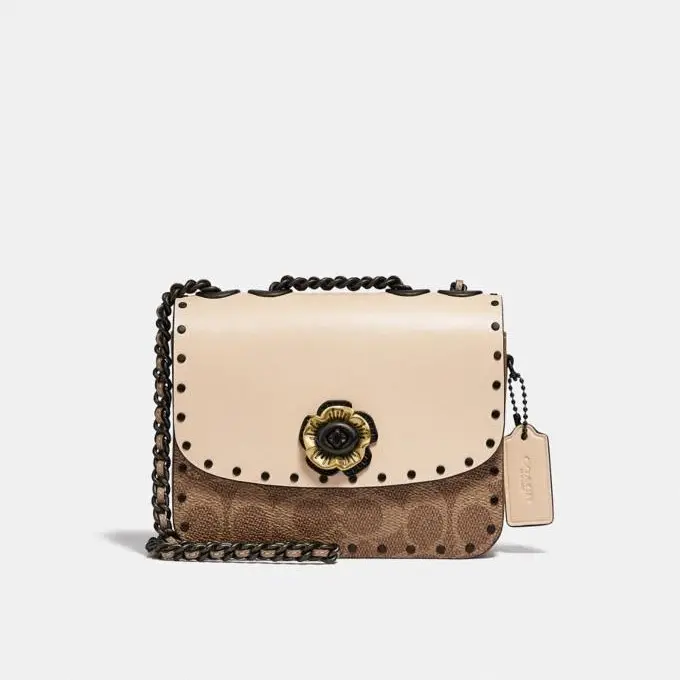Coach Madison 16 山茶花老花单肩包