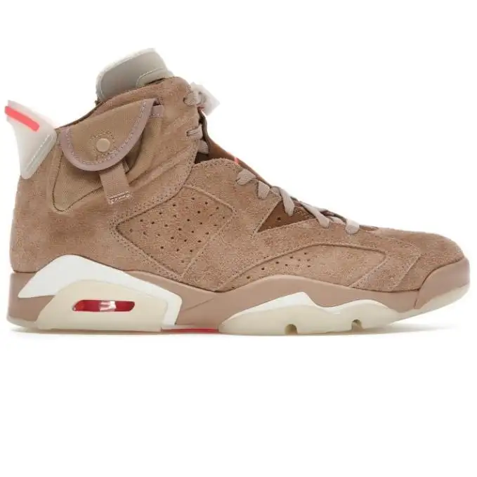 Jordan 6 Retro X Travis Scott British Khaki 卡其棕