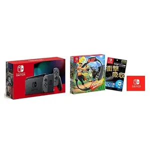 Nintendo任天堂 Switch 日版游戏家庭主机+健身环大冒险套装