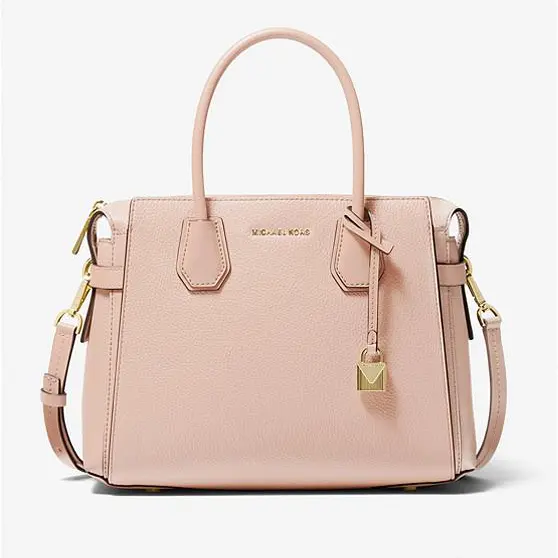 Michael Kors 中号Mercer风琴包 樱花粉