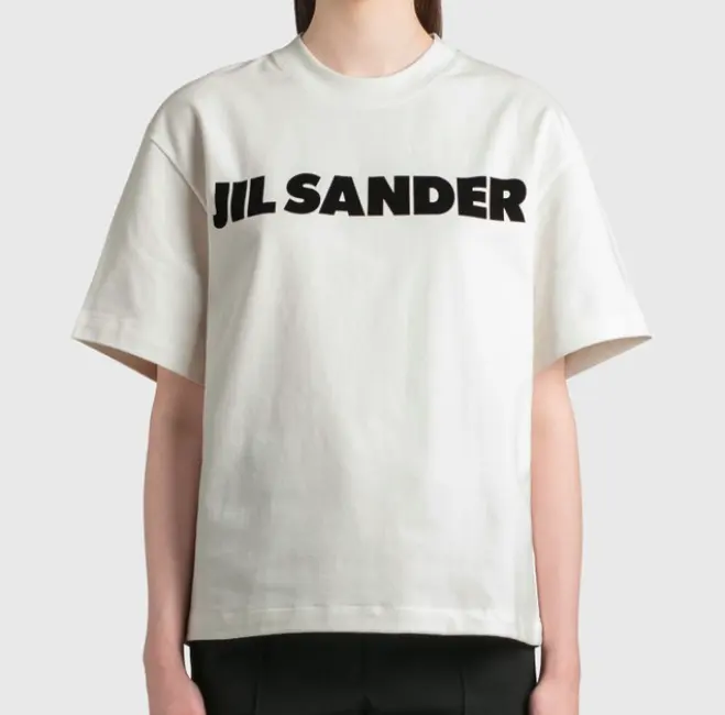 Jil Sander 经典logo T恤好价收