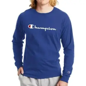 Champion 男士长袖T恤 码数齐全 多色可选