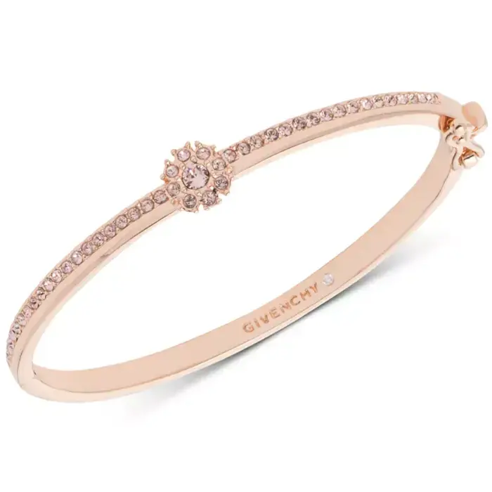 GIVENCHY 纪梵希 简约小清新水晶镶钻雪花手镯 3色