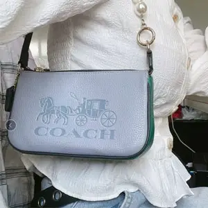 降价！Coach蔻驰Nolita 19马车款麻将包 蓝色