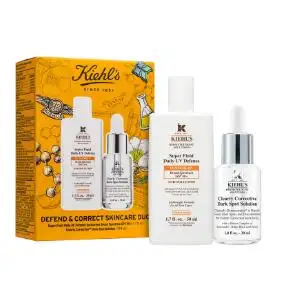 低库存！Kiehl's 科颜氏防晒+淡斑精华套装