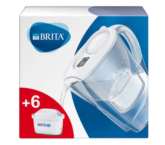 BRITA 碧然德 Marella 滤水壶 入门装/白色