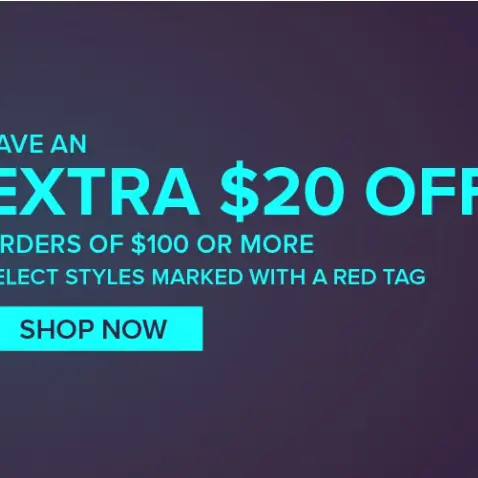 SHOEBACCA官网：满$100立减$20优惠