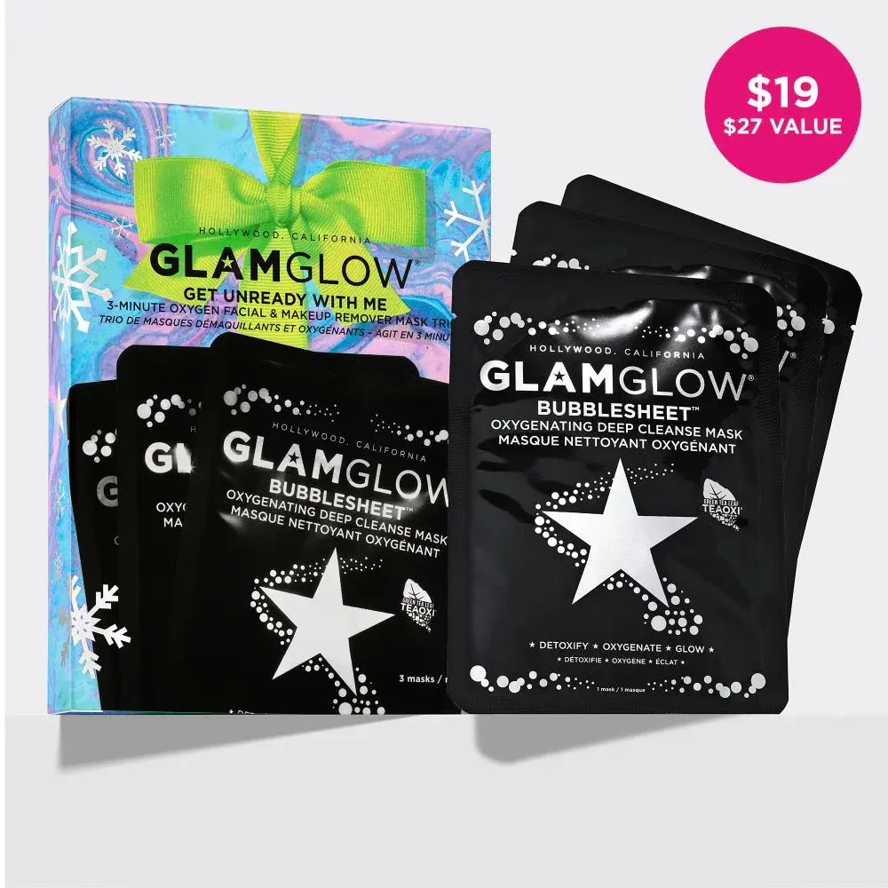 GLAMGLOW 格莱魅泡泡清洁面膜3片装