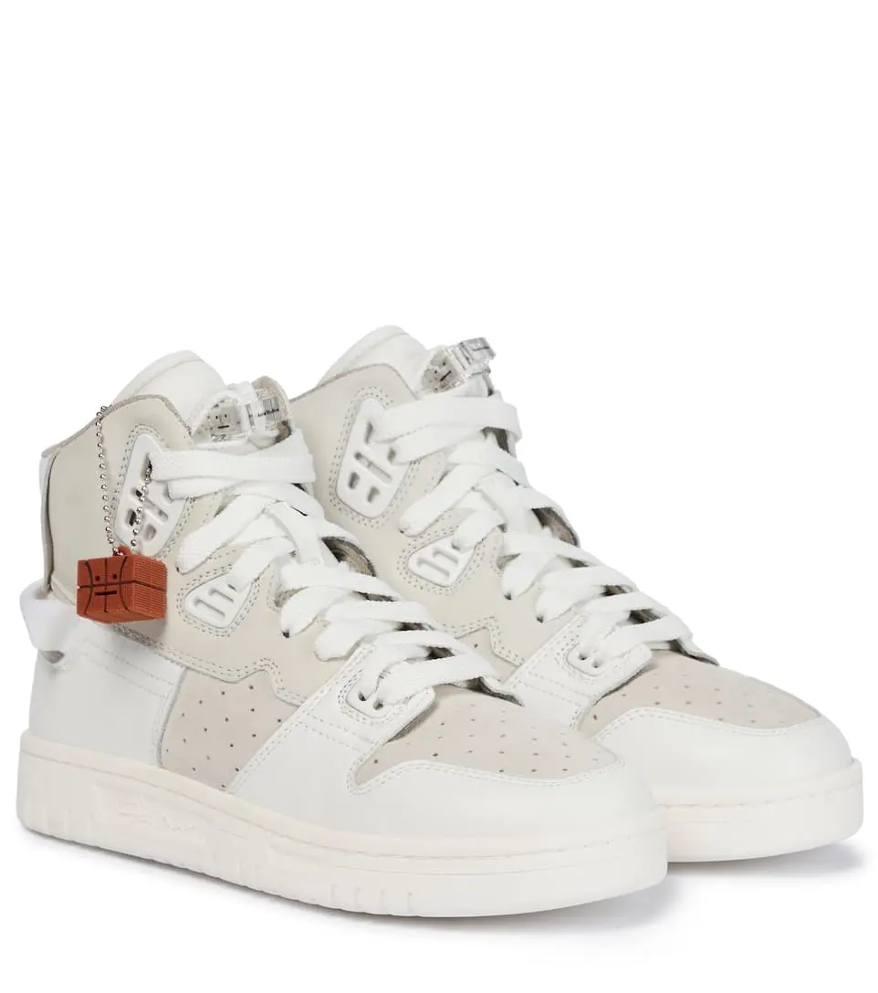 acne studios 绒面革高帮运动鞋