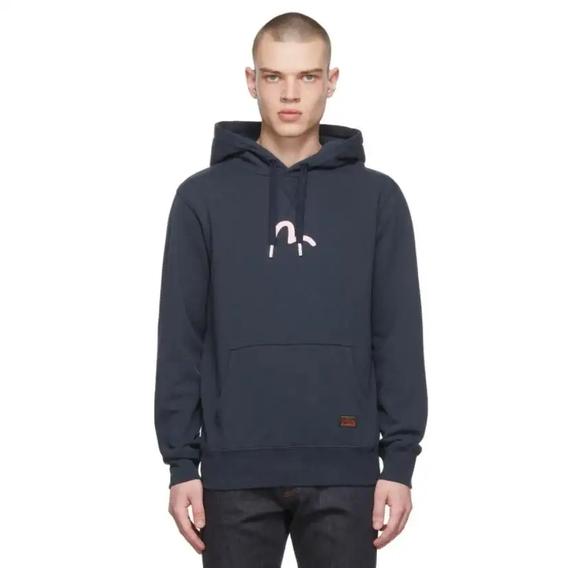 EVISU 福神 Logo连帽衫