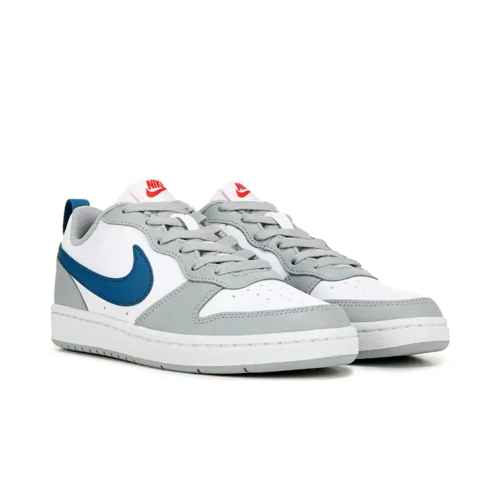 小Dior！Nike 耐克 Court Borough Low2 蓝灰色大童款板鞋