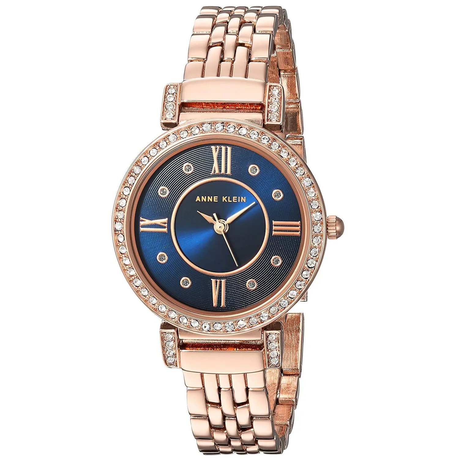 Anne Klein 安妮·克莱因 AK/2928NVRG 施华洛世奇水晶玫瑰金手镯手表