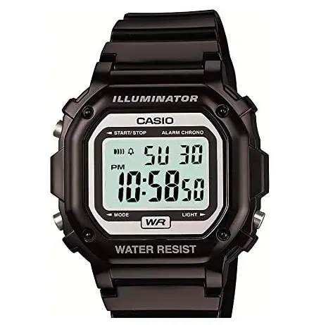 新低！CASIO 卡西欧 F-108WHC-7BJF 方块表 黑色