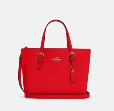 降价！Coach蔻驰Mollie Tote 25 纯色托特包 多色