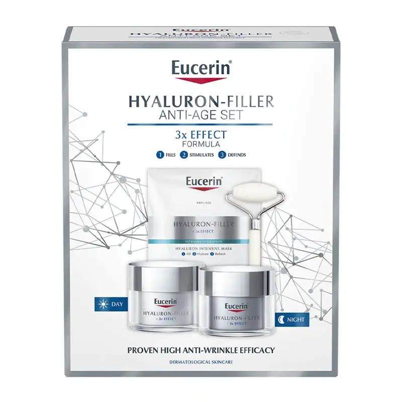 Eucerin 优色林 玻尿酸充盈展颜抗老套装