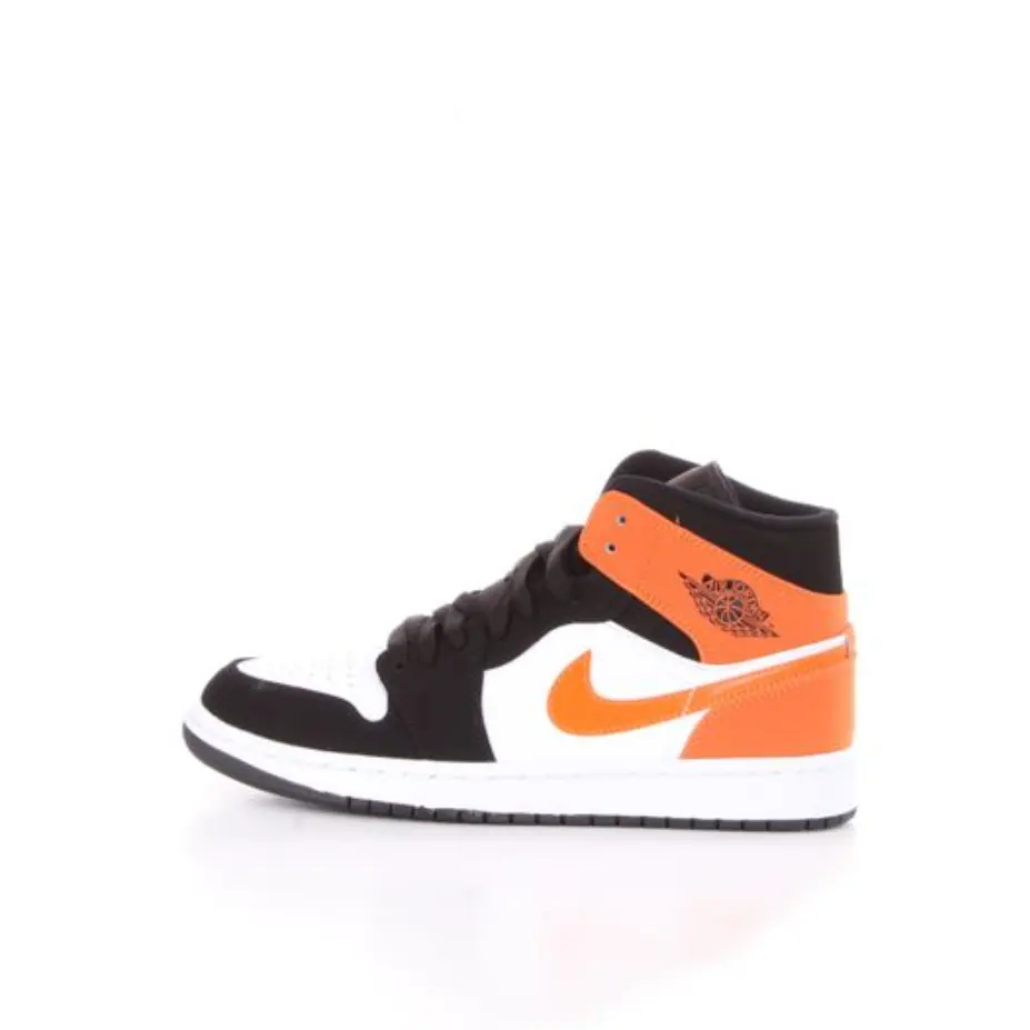 NIKE 耐克 AIR JORDAN Sneakers Orange 男款黑橙中帮球鞋