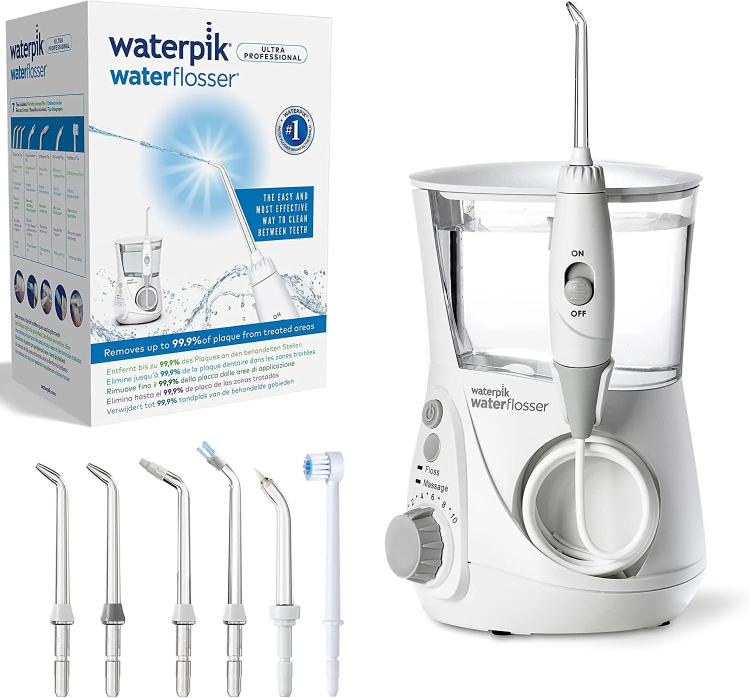 Waterpik 洁碧 WP-660UK 冲牙器水牙线套装 英标插头需配转换插头