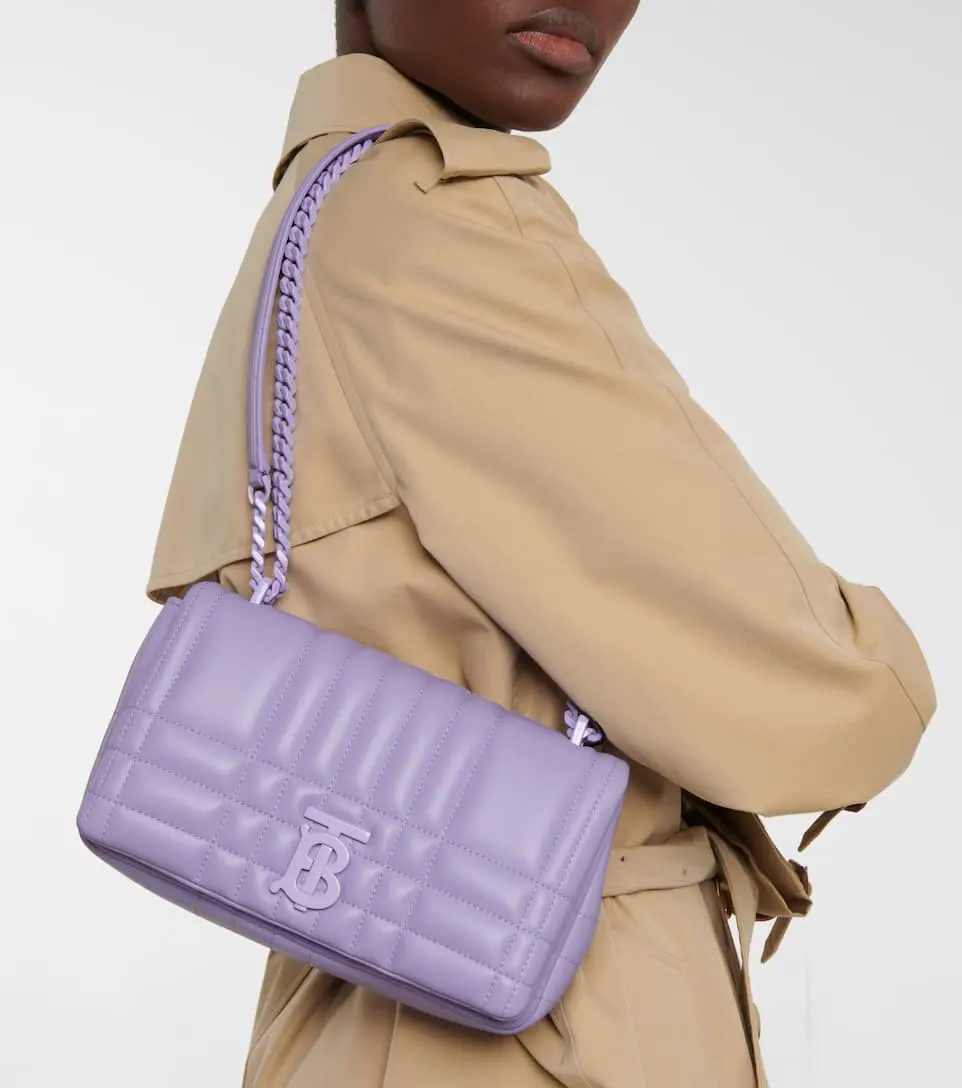 Burberry 巴宝莉 香芋紫 lola单肩包