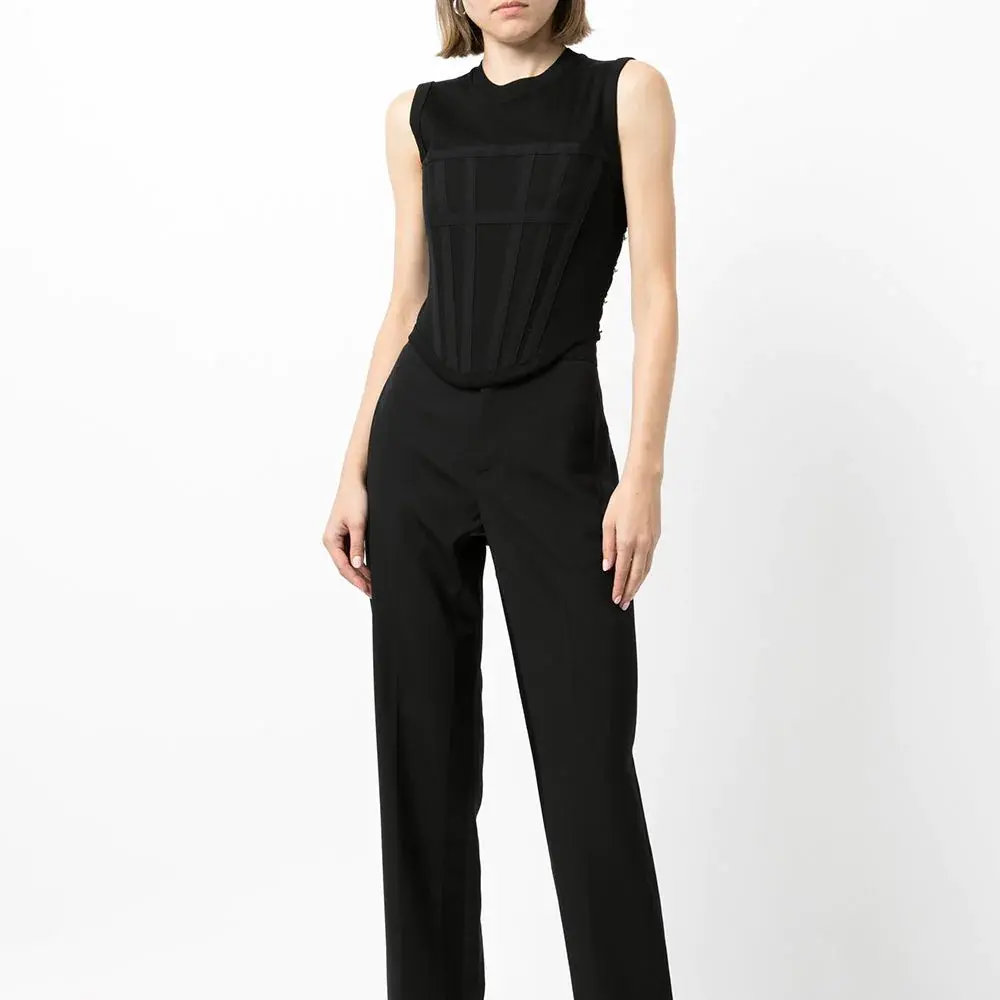 Dion Lee 罗纹紧身胸衣式坦克背心