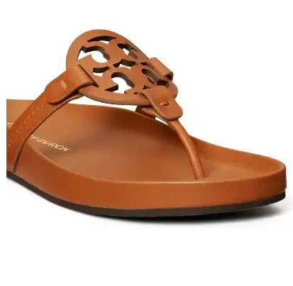 库存浅！TORY BURCH 汤丽柏琦 Logo 凉拖