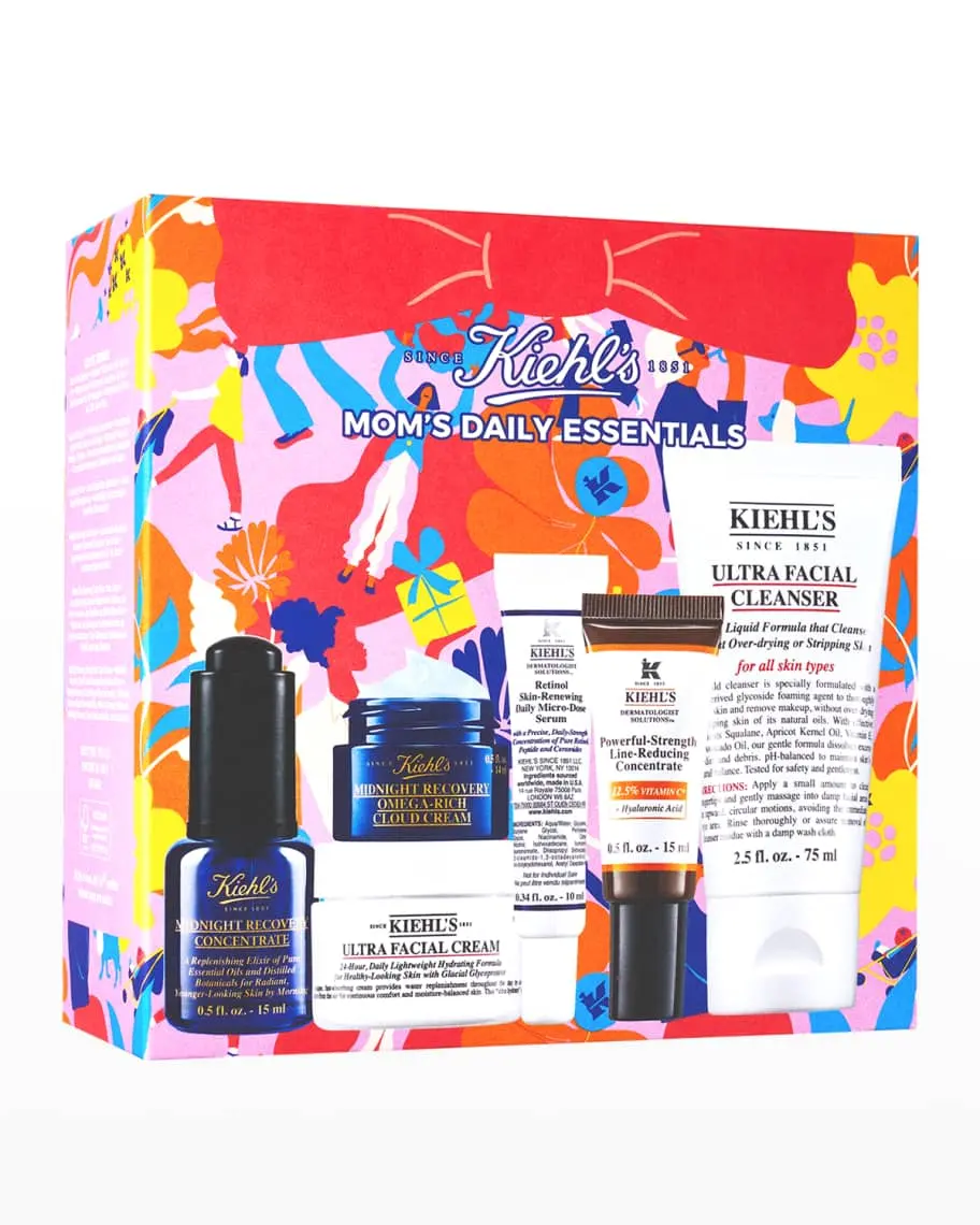 Kiehls Since 1851 Mom's Daily护肤6件套（价值$118）