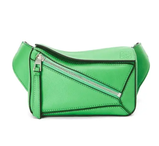 LOEWE 迷你绿色 PUZZLE 腰包