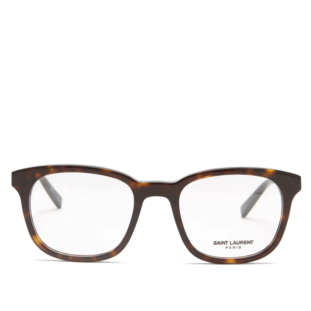 SAINT LAURENT 玳瑁方框眼镜