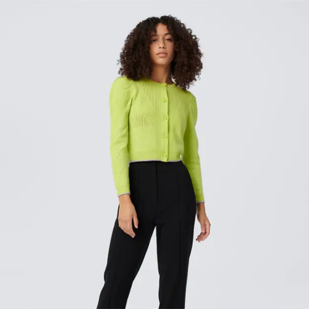 DVF Timmy 泡泡肩毛衣