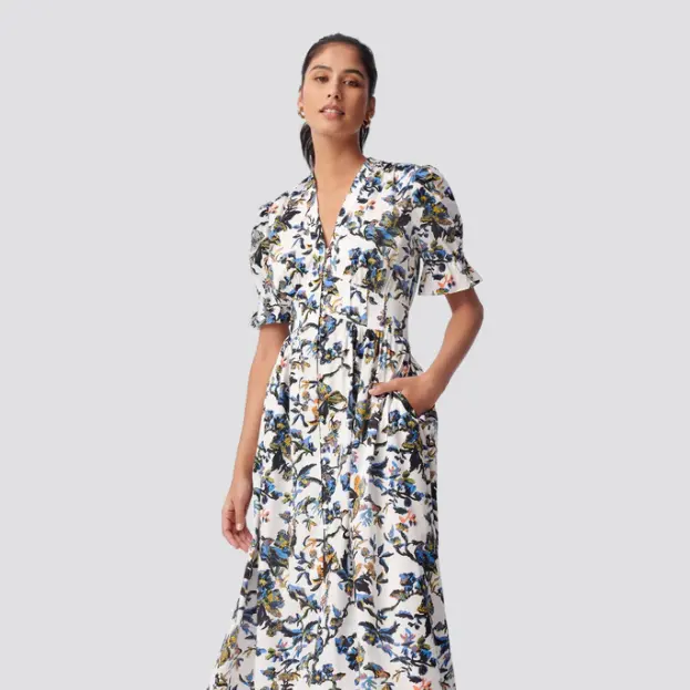 DVF Erica 中长连衣裙