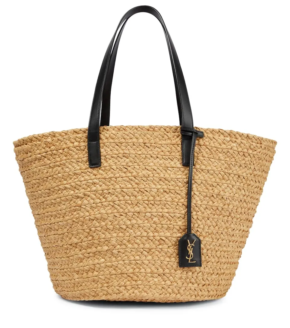saint laurent 新品草编包
