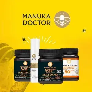 Manuka Doctor 英国官网：十月促销 养胃美颜麦卢卡蜂蜜