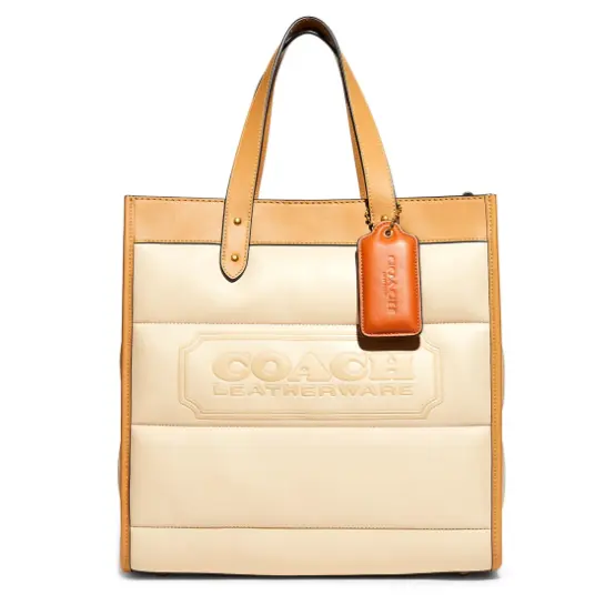 Coach 蔻驰 Field Colorblock Quilted 托特包