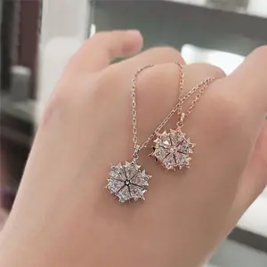 Swarovski 施华洛世奇 唯美雪花项链锁骨链