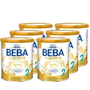 Nestlé 雀巢 BEBA贝巴 Supreme至尊版 2段婴幼儿奶粉800g*6罐装