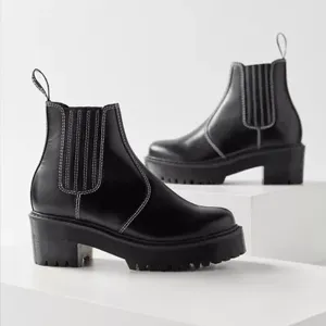 Dr. Martens Rometty厚底高跟切尔西靴