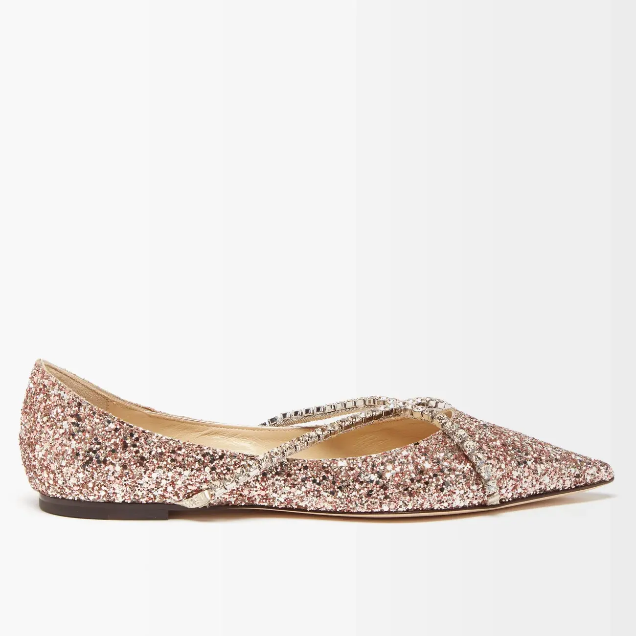 Jimmy Choo 水晶平底鞋