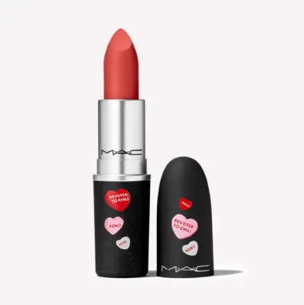 好价！MAC 魅可尤雾弹 Powerkiss 情人节限定款 #Devoted to chili  攻心小辣椒