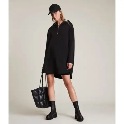 AllSaints T恤裙 黑色