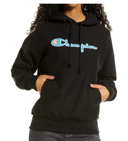 CHAMPION Boyfriend 草写 Logo 连帽卫衣