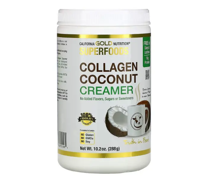 特价！California Gold Nutrition 胶原蛋白椰奶精粉288 克